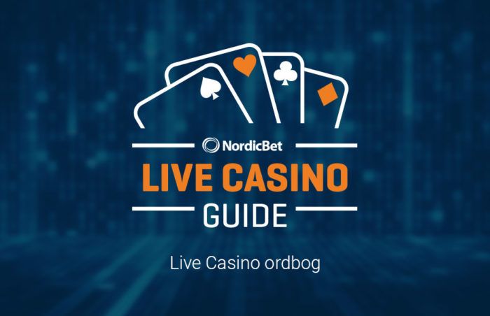 NordicBet Live Casino ordbog